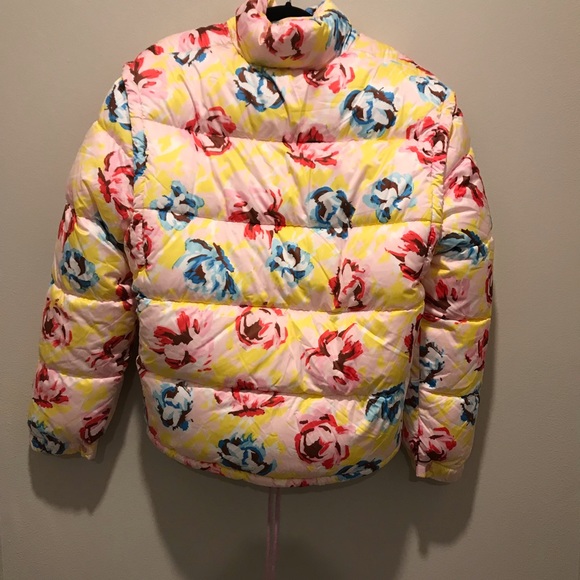 🌺 Floral Puffer Jacket/Vest M/L 🌺 - Picture 3 of 7